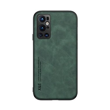 Kepuch Silklike Case for Oneplus 9 Pro Cover Bumper Builtin Metal Plate for Oneplus 9 Pro Green