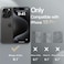 JETech Slim Case for iPhone 15 Pro 61Inch with Camera Lens Full Cover Protection UltraThin Lightweight Matte Finish Minimalist Protective Phone Cover Black Titanium