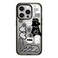 CASETiFY Impact iPhone 15 Pro Case 4X Military Grade Drop Tested 82ft Drop Protection INAP Sticker 01 Clear Black
