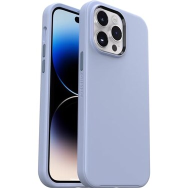 OtterBox iPhone 14 Pro Max Only Symmetry Series Case Bluebell UltraSleek Snaps to MagSafe Raised Edges Protect Camera Screen NonRetail Packaging