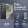 JETech Magnetic Case for Samsung Galaxy S24 Plus 5G Compatible with MagSafe Translucent Matte Back Shockproof Phone Cover Black