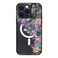 CASETiFY Impact Ring Stand Case for iPhone 15 Pro Max 3X Military Grade Drop Tested 66ft Drop ProtectionCompatible with Magsafe Flower Prints My Succulent Garden Clear Black