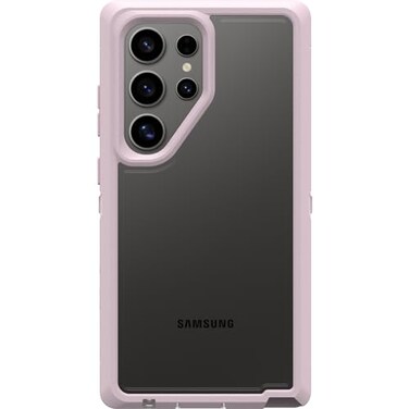 OtterBox Samsung Galaxy S24 Ultra Defender Series XT Clear Case Mountain Frost ClearPurple screenless Lanyard Attachment