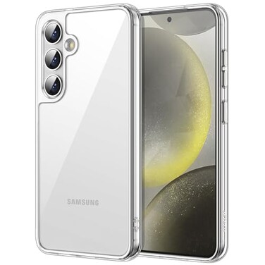 JETech Case for Samsung Galaxy S24 5G NonYellowing Shockproof Bumper Protective Phone Cover AntiScratch Hard PC Back Clear