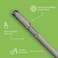 Tech21 Evo Crystal Case for iPhone 15 Pro Compatible with MagSafe Impact Protection Case with 15x Military Standard Rating Natural Titanium