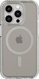 Tech21 Evo Crystal Case for iPhone 15 Pro Compatible with MagSafe Impact Protection Case with 15x Military Standard Rating Natural Titanium