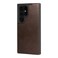 TORRO Case Compatible with Samsung Galaxy S24 Ultra 5G Premium Leather Bumper Case Dark Brown
