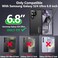 BaHaHoues for Samsung Galaxy S24 Ultra Case with Built in Kickstand ShockproofDropProof Military Grade Protective Cover for Galaxy S24 Ultra 5G Black