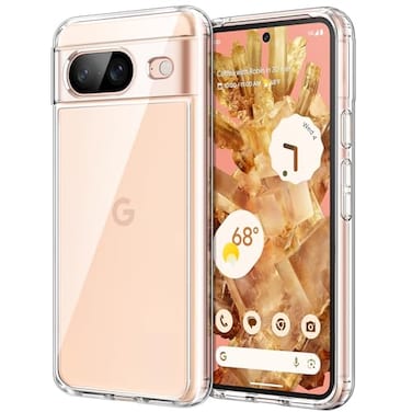 JETech Case for Google Pixel 8 62Inch 2023 NonYellowing Shockproof Bumper Protective Phone Cover AntiScratch Hard PC Back Clear