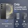 JETech Magnetic Case for Samsung Galaxy S24 5G Compatible with MagSafe Translucent Matte Back Shockproof Phone Cover Black