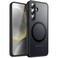 JETech Magnetic Case for Samsung Galaxy S24 5G Compatible with MagSafe Translucent Matte Back Shockproof Phone Cover Black