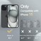 JETech Slim Case for iPhone 15 61Inch with Camera Lens Full Cover Protection UltraThin Lightweight Matte Finish Minimalist Protective Phone Cover Black