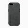 Kepuch Silklike Case for iPhone 7 Plus8 Plus Bumper with Builtin Metal Plate Black