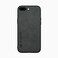 Kepuch Silklike Case for iPhone 7 Plus8 Plus Bumper with Builtin Metal Plate Black