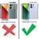 Kepuch Silklike Case for Redmi Note 13 Pro Cover Bumper Builtin Metal Plate for Redmi Note 13 Pro Blue
