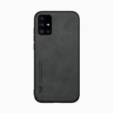 Kepuch Silklike Case for Samsung Galaxy A71 4G Cover Bumper Builtin Metal Plate for Samsung Galaxy A71 4G Black