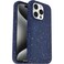 OtterBox Core Series for MagSafe for iPhone 15 Pro Blueberry Pie Blue Sleek Rubber Design Smooth Finish Camera Bumpers and Protective Screen Lip UltraThin Sleek iPhone Case