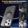 SKYLMW Compatible with iPhone 14 Pro Max Case with Invisible Magnetic ORing Stand MilitaryGrade Translucent Case for iPhone 14 ProMax 67 Compatible with MagSafeGreat Grip Feeling Black