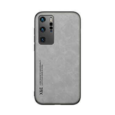 Kepuch Silklike Case for Huawei P40 Pro Cover Bumper Builtin Metal Plate for Huawei P40 Pro Gray