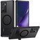 TIANNIUKE Magnetic Case for Samsung Galaxy Note 20 Ultra Translucent Matte AntiFingerprintCompatible with MagSafeAdjustable KickstandShockproof Protective Phone Case Black