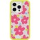 OtterBox iPhone 15 Pro Only Symmetry Series Clear Case WHIMSY BLOOM Yellow snaps to MagSafe ultrasleek raised edges protect camera screen