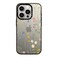 CASETiFY Compact iPhone 15 Pro Case 4 ft 2X Military Grade Drop ProtectionSlimLightweight Dreamy Floral Pattern Clear Black