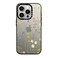 CASETiFY Compact iPhone 15 Pro Case 4 ft 2X Military Grade Drop ProtectionSlimLightweight Dreamy Floral Pattern Clear Black