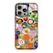 CASETiFY Compact iPhone 15 Pro Max Case 4 ft 2X Military Grade Drop ProtectionSlimLightweight Fruit Stickers Clear Black