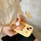 QoKcoahn Case Compatible with iPhone 11Cute 3D Kawaii Funny Cartoon Capybara Blowing Bubbles Cover for Women Girls Soft Silicone Gel Drop Protector