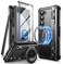 SUPCASE for Z Fold 6 Case with S Pen Holder UB Pro Mag Compatible with MagSafe Military Grade Protection Builtin Screen Protector Magnetic Ring Holder Rugged Phone Case Black