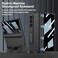 FODDOM PUROOM for Samsung Galaxy Z Fold 6 Case with Privacy Screen Protector Z Fold 6 Magnetic Hinge Coverage Protective AllInclusive Kickstand Shockproof Case Black
