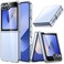 JETech Case for Galaxy Z Flip7FE 2025 Z Flip 6 2024 Crystal Transparent Hard PC Shell AntiScratch Shockproof Slim Protective Phone Cover Clear