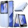 JETech Case for Galaxy Z Flip7FE 2025 Z Flip 6 2024 Crystal Transparent Hard PC Shell AntiScratch Shockproof Slim Protective Phone Cover Clear