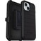 OtterBox iPhone 15 iPhone 14 iPhone 13 Only Defender Series Case Black Screenless Rugged Durable with Port Protection Holster Clip Includes Microbial Defense Protection