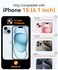 CANSHN Magnetic for iPhone 15 Case Upgraded Full Camera Protection Compatible with Magsafe Translucent Matte Shockproof Protective Phone Case for iPhone 15 61 Black