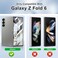 FODDOM DOOTOO for Samsung Galaxy Z Fold 6 Case with S Pen Holder Z Fold6 Magnetic Hinge Coverage Protective Builtin Screen Protector Kickstand AllInclusive Case Black