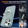 SKYLMW Compatible with iPhone 11 Pro Max Case with Invisible Magnetic ORing Stand MilitaryGrade Translucent Case for iPhone 11 ProMax 65 Compatible with MagSafeGreat Grip Feeling Blue
