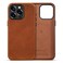 Belemay for iPhone 15 Pro Max Leather Case Compatible with MagSafe FullGrain VegetableTanned Leather Metal Buttons Camera Bezel Slim FitSleek Luxury Phone Cover 67inchSaddle Brown