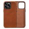 Belemay for iPhone 15 Pro Max Leather Case Compatible with MagSafe FullGrain VegetableTanned Leather Metal Buttons Camera Bezel Slim FitSleek Luxury Phone Cover 67inchSaddle Brown