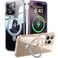 CASEKOO Ultra Magnetic for iPhone 16 Pro Max Case with Invisible Stand Compatible with MagSafe 16FT MilitaryGrade Protection Phone Grip Transparent Slim 16 Pro Max Cover 69 Clear