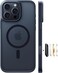 TORRAS Magnetic Shockproof for iPhone 16 Pro Max Case Fit for MagSafe MilitaryGrade Drop Tested Translucent Slim Protective for iPhone 16 Pro Max Case AntiFingerprint AntiScratch Black