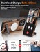 WTCASE Magnetic for iPhone 16 Pro Leather CaseBuiltin Invisible Stand Compatible with Magsafe Protective Slim Kickstand Phone Cover Compatible with iPhone 16 Pro 2024 63 Brown