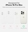 Ringke FusionX for iPhone 16 Pro Max Case Precise Cutouts for Camera Lenses Augmented Bumper Heavy Duty Shockproof Protective Cover Black