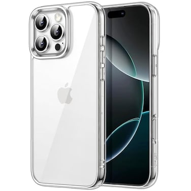 JETech Case for iPhone 16 Pro Max 69Inch NonYellowing Shockproof Phone Bumper Cover AntiScratch Clear Back Clear