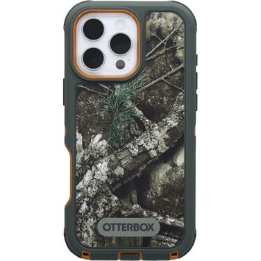 OtterBox iPhone 16 Pro Max Defender Series Case Realtree APX Tough Rugged Durable iPhone Case Snaps on MagSafe MultiLayer Impact Absorbing iPhone Case