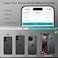 GESIHOPY for iPhone 16 Pro Max Case Carbon FiberFits MagSafe MilitaryGrade Drop CoverSturdy Carbon Fiber for iPhone 16 Pro Max Phone caseSupports Wireless Charging BlackGreyTwill