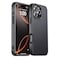 GESIHOPY for iPhone 16 Pro Max Case Carbon FiberFits MagSafe MilitaryGrade Drop CoverSturdy Carbon Fiber for iPhone 16 Pro Max Phone caseSupports Wireless Charging BlackGreyTwill