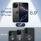 JETech Ultra Slim Case for iPhone 16 Pro Max 69 Inch Camera Lens Full Protection Lightweight Matte Finish PP Hard Minimalist Cover Black