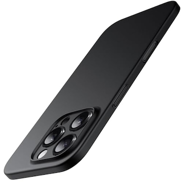 JETech Ultra Slim Case for iPhone 16 Pro Max 69 Inch Camera Lens Full Protection Lightweight Matte Finish PP Hard Minimalist Cover Black