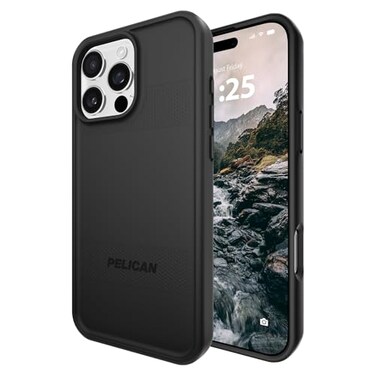 Pelican Protector iPhone 16 Pro Max Case Compatible with MagSafe Rugged Magnetic Phone Case with 16ft MilitaryGrade Drop Protection Heavy Duty Phone Cover for iPhone 16 Pro Max Black